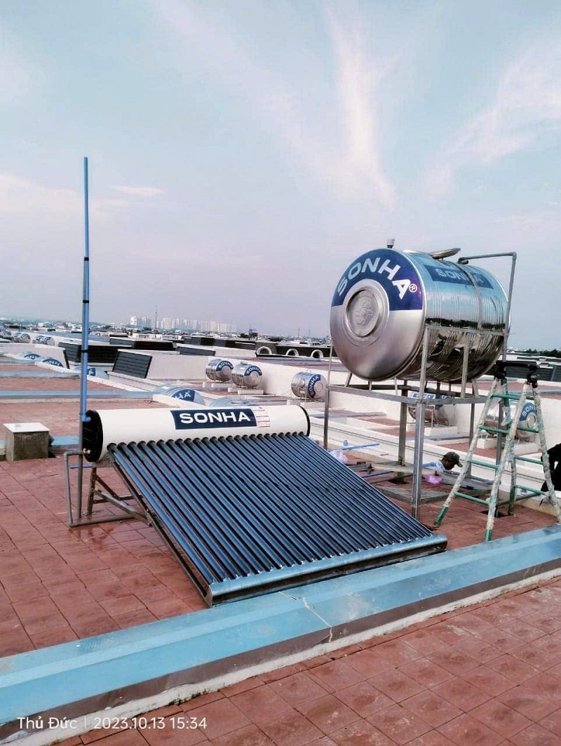 Trọn Bộ Máy nước nóng năng lượng mặt trời Sơn Hà ECO Trọn Bộ Máy nước nóng năng lượng mặt trời Sơn Hà ECO