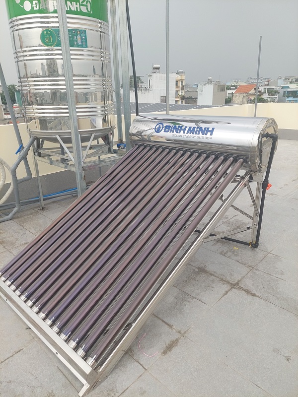 Trọn bộ Máy nước nóng mặt trời Bình Minh Thủ Đức Trọn bộ Máy nước nóng mặt trời Bình Minh Thủ Đức