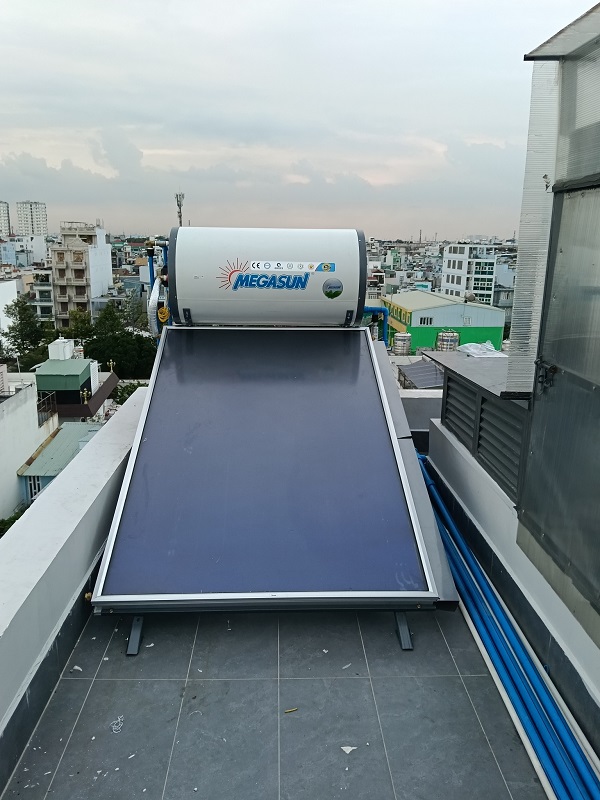 Máy nước nóng năng lượng mặt trời tấm phẳng Megasun 200L Chịu áp Gò Vấp Máy nước nóng năng lượng mặt trời tấm phẳng Megasun 200L Chịu áp Gò Vấp