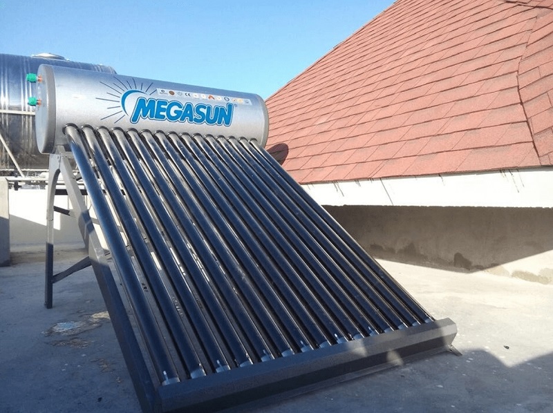 Máy nước nóng năng lượng mặt trời Megasun 120L dạng ống Máy nước nóng năng lượng mặt trời Megasun 120L dạng ống