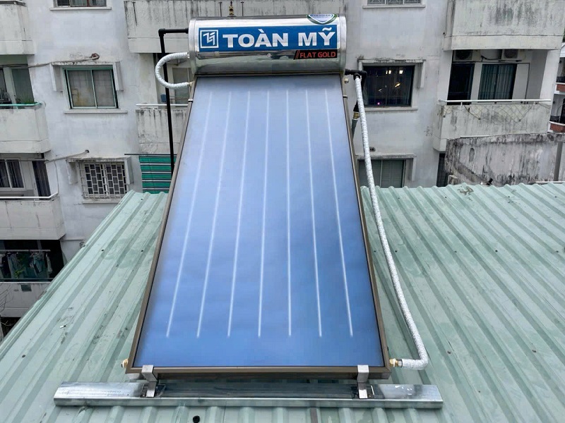 Hoàn thiện Máy NLMT Tấm phẳng Toàn Mỹ 150L - Chịu áp Hoàn thiện Máy NLMT Tấm phẳng Toàn Mỹ 150L - Chịu áp