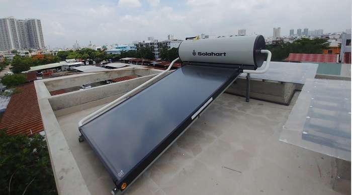 Hình ảnh lắp đặt thực tế Máy nước nóng Solahart 150L Hình ảnh lắp đặt thực tế Máy nước nóng Solahart 150L