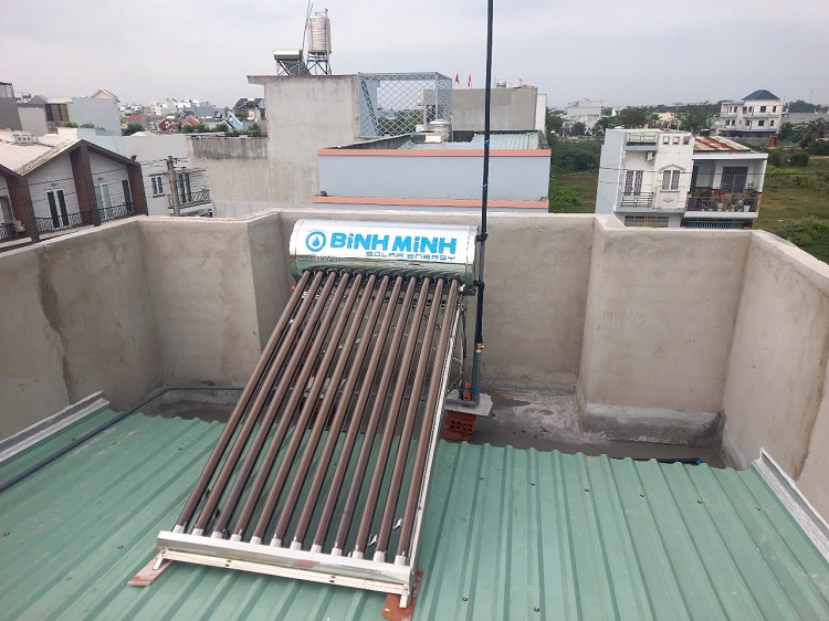 Máy nước nóng năng lượng mặt trời Bình Minh 130L Máy nước nóng năng lượng mặt trời Bình Minh 130L
