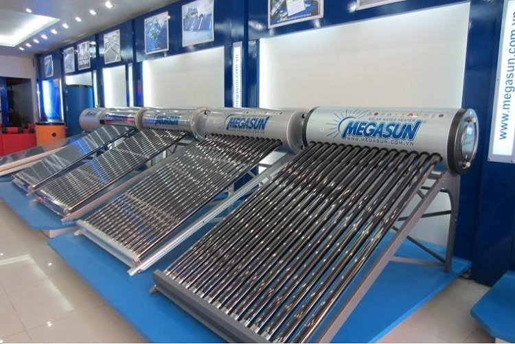 Máy nước nóng năng lượng mặt trời Megasun dạng ống Máy nước nóng năng lượng mặt trời Megasun dạng ống