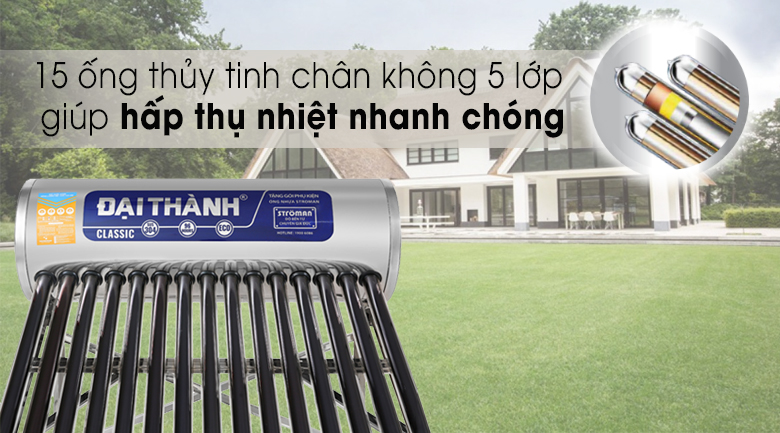 ống thủy tinh chân không máy nước nóng mặt trời ống thủy tinh chân không máy nước nóng mặt trời