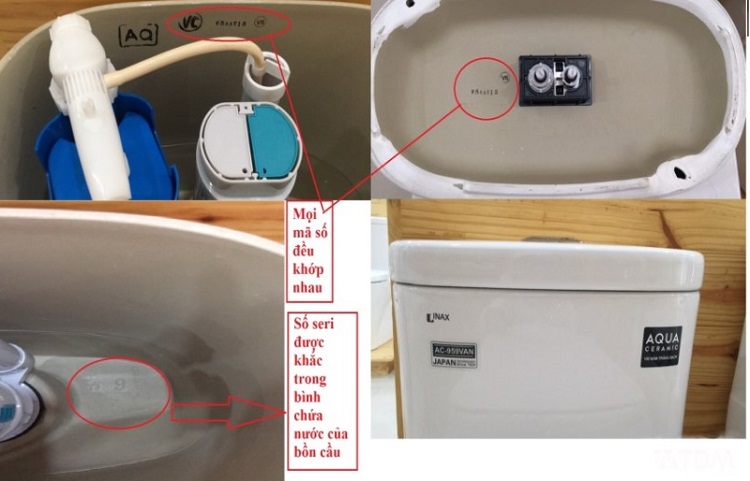 Cách phân biệt Bồn câu Inax Thật hay Giả Cách phân biệt Bồn câu Inax Thật hay Giả