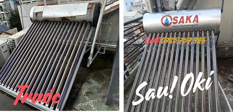 Thay Bình bảo ôn 18 ống Máy nước nóng mặt trời Thay Bình bảo ôn 18 ống Máy nước nóng mặt trời