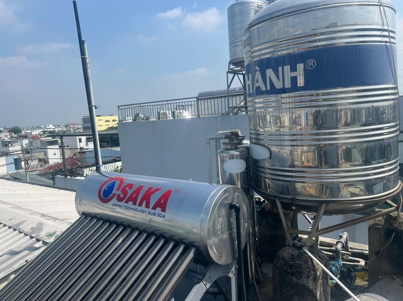 Hoàn thiện Thay bình bảo ôn 15 ống F58 Hoàn thiện Thay bình bảo ôn 15 ống F58