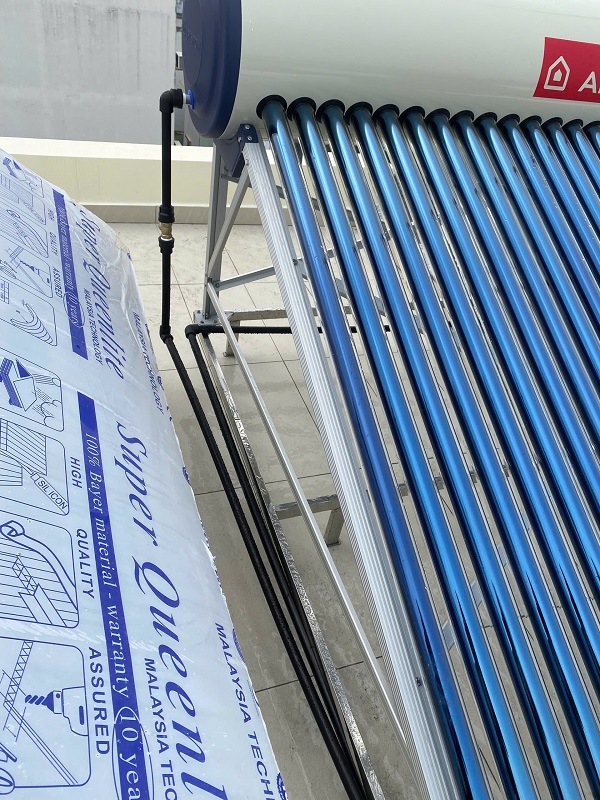 Đường ống máy nước nóng NLMT Ariston 190L - 18 ống F58 Đường ống máy nước nóng NLMT Ariston 190L - 18 ống F58