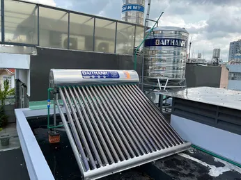 Máy nước nóng mặt trời Đại Thành 215L Giải pháp gia đình đông người