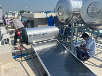 Solahart 180L Premium – Giải pháp nước nóng tấm phẳng chịu áp lực