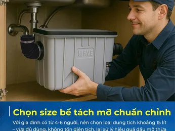 Bể tách dầu mỡ Wavekit – Giải pháp tối ưu nhập khẩu Thái Lan 