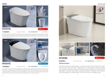 Bồn cầu Hwata 2025 đa dạng mẫu, tiết kiệm nước, men sứ nano bền bỉ