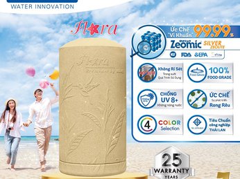 Bồn nhựa kháng khuẩn Wavelife Công nghệ ZEOMIC Nhật Bản