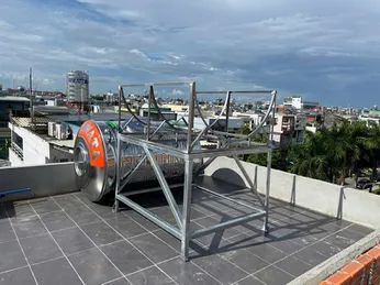 Hàn chân kẽm 1 Mét Bồn inox 2000L Đứng và Ngang cho NLMT