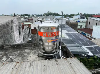 Hướng dẫn lắp bồn nước inox Hwata 1000L đúng kỹ thuật và an toàn