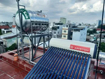 Máy năng lượng mặt trời Ariston 190L phù hợp Gia đình 5-7 người Dùng