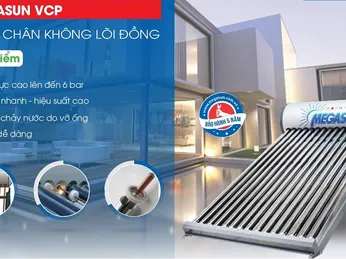 Máy nước nóng mặt trời Megasun Ống thủy tinh - Tấm phẳng, loại nào tốt