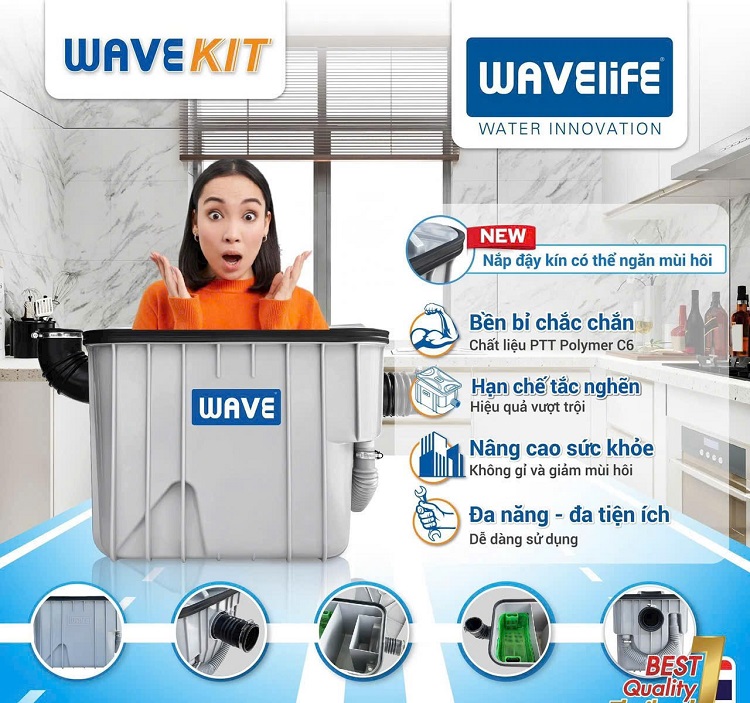 Ưu điểm bồn tách mỡ Wavekit Ưu điểm bồn tách mỡ Wavekit