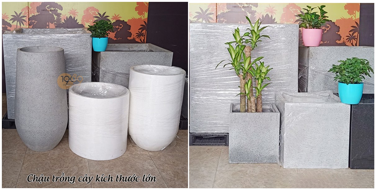 Các mẫu chậu đá mài cỡ lớn