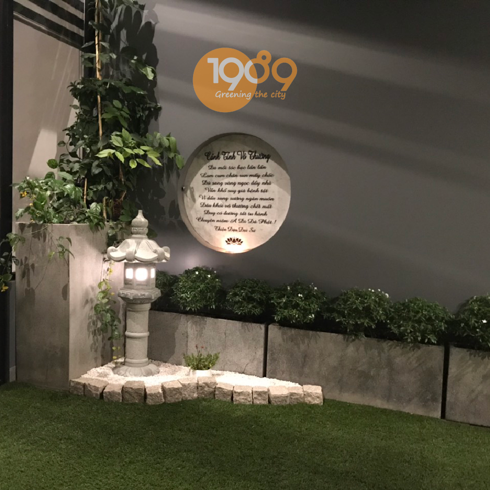 Chậu đá mài lớn - bền, đẹp, không lo mưa nắng: