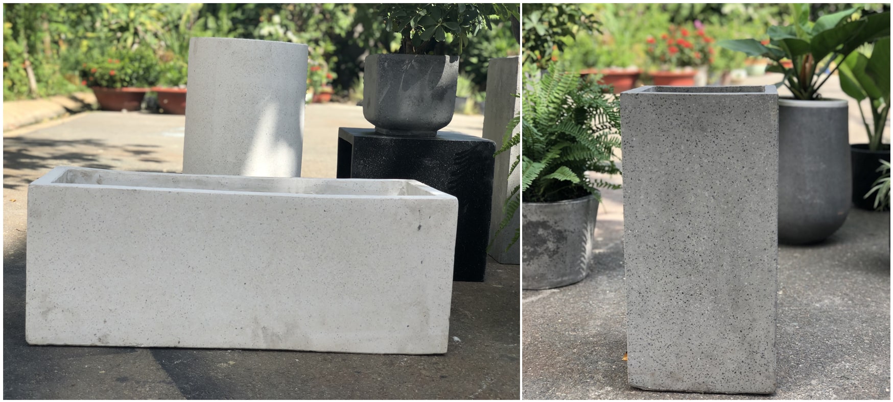 Chậu Xi Măng Đá Mài 1989