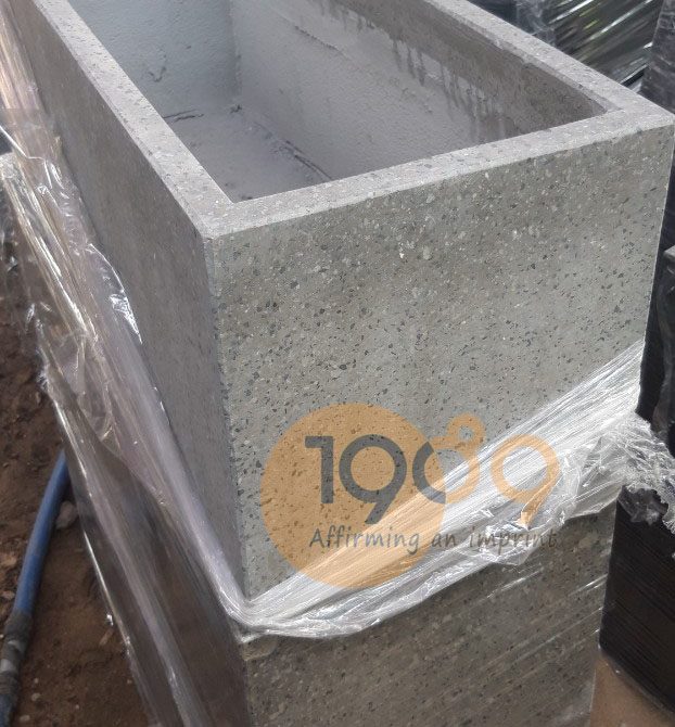 Top Chậu Xi Măng Đá Mài Chữ Nhật Giá Rẻ Đang Được Ưa Chuộng Nhất