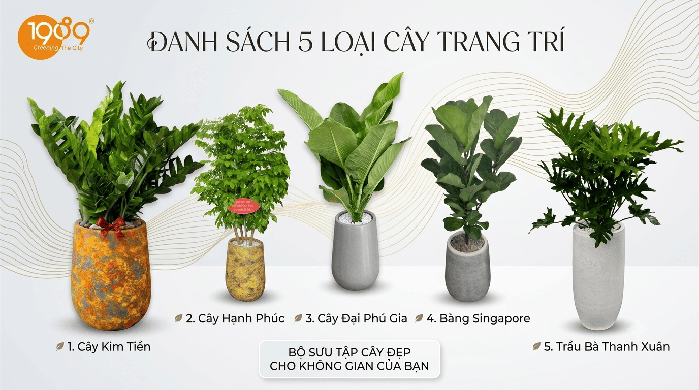 cây xanh khai trương
