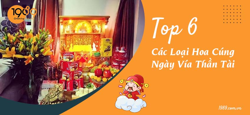 bàn thờ ông Địa nên cắm hoa gì