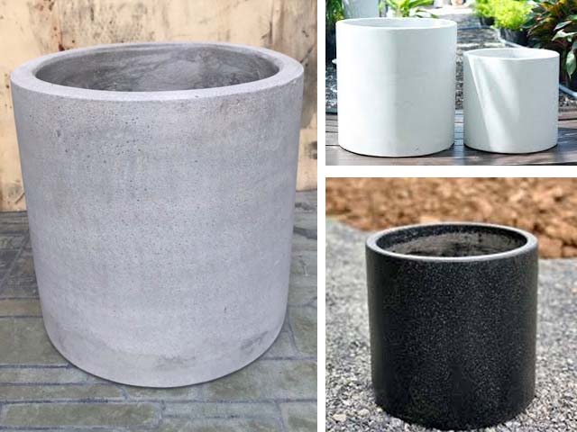 Cách chọn chậu xi măng đá mài cho cây ăn quả tròn trụ