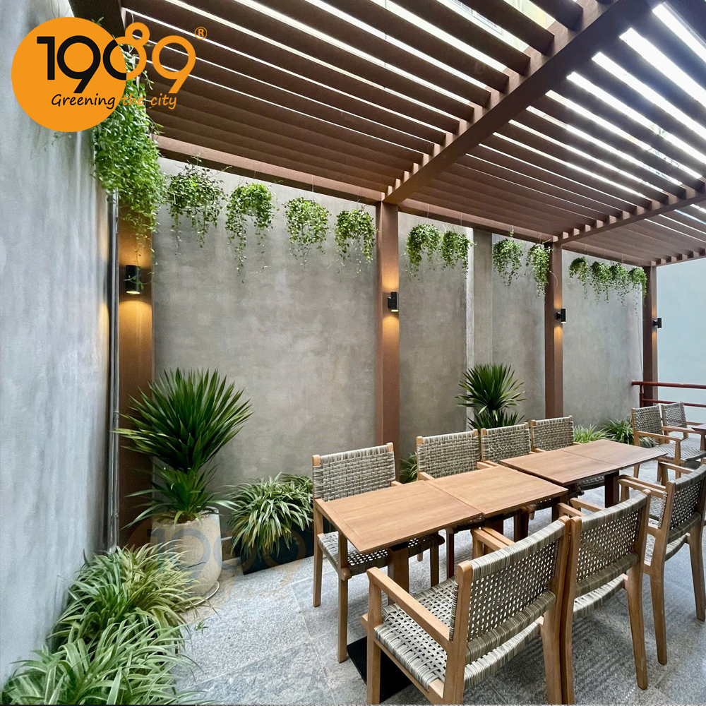 Chậu Xi Măng Đá Mài: Vật Phẩm Quốc Dân Không Thể Thiếu Trong Thiết Kế Kiến Trúc Hiện Đại