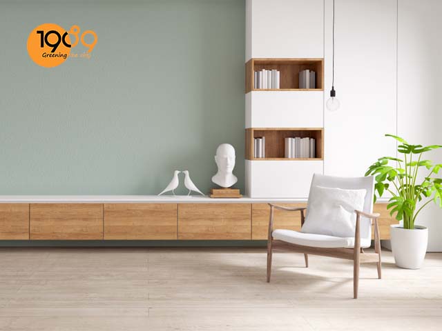 chậu cảnh xi măng đá mài Phong cách tối giản