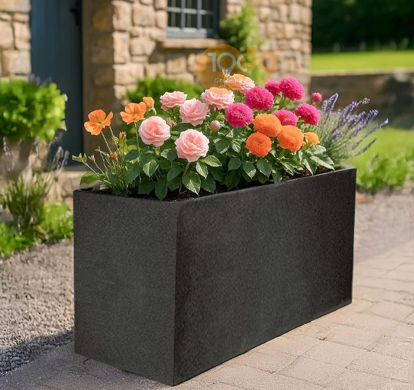 Chậu Đá Mài Chữ Nhật Dài 80cm