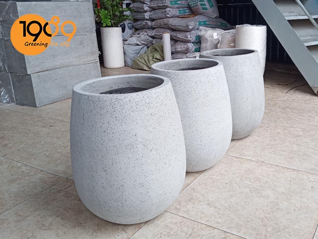 chậu đá mài tròn hình oval