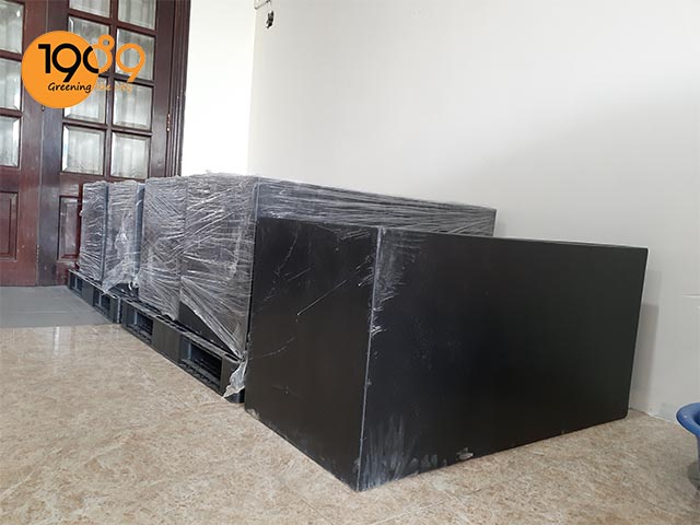 chậu trồng cây chữ nhật lớn dài 1m