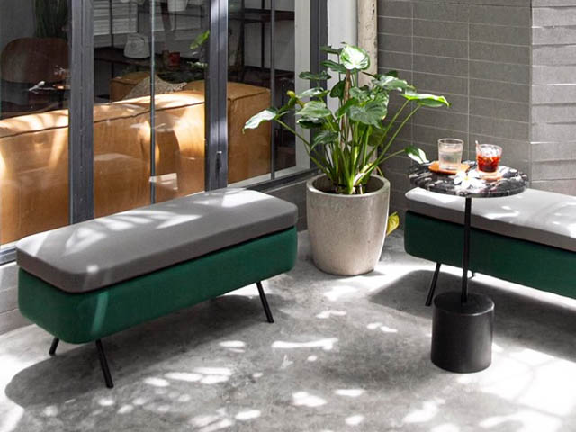 chậu trồng cây quán cafe phong cách bắc âu 5
