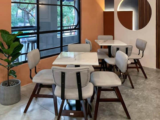 chậu trồng cây quán cafe phong cách HIỆN ĐẠI 2