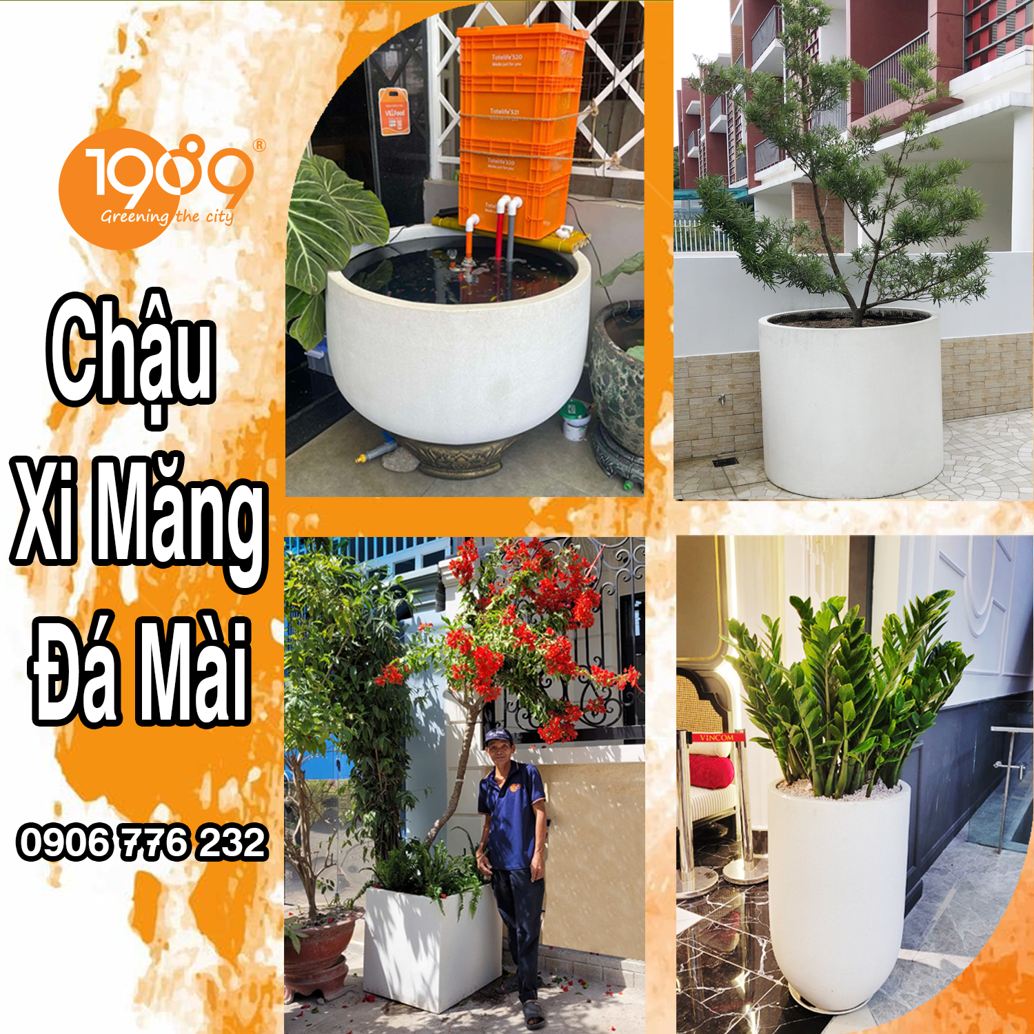 Kho Chậu Xi Măng Đá Mài Công Trình Kích Thước Lớn Tại TP.HCM Kho Chậu Xi Măng Đá Mài Công Trình Kích Thước Lớn Tại TP.HCM