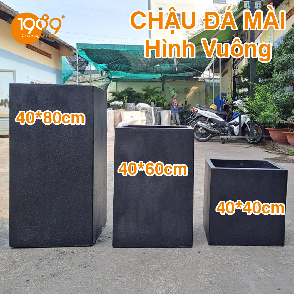 Chậu đá mài vuông