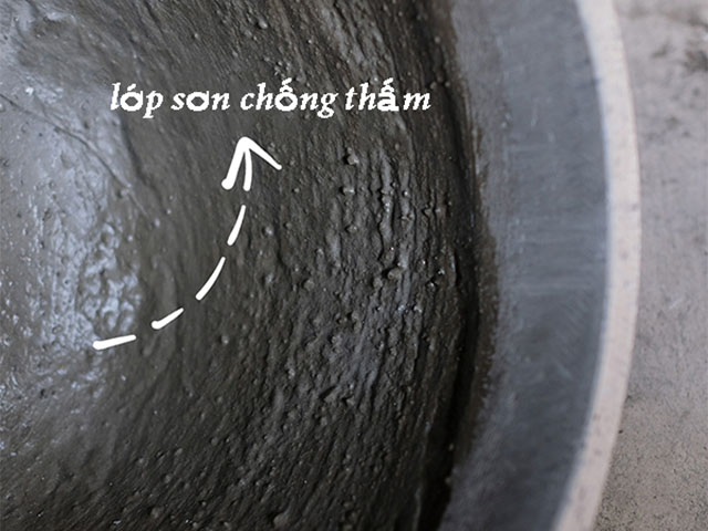 chống thấm tốt chậu xi măng đá mài 1989