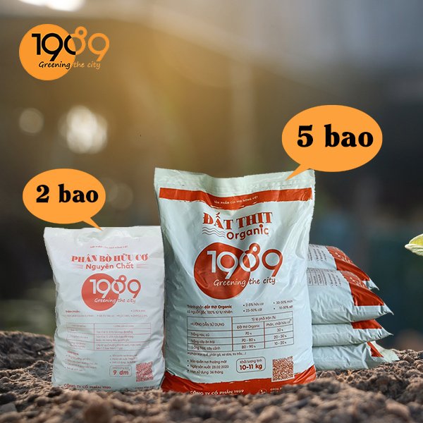 1. Combo đất thịt trồng rau: