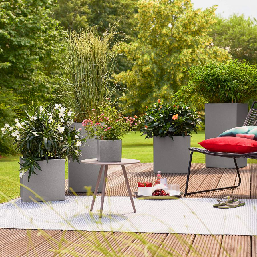 Bộ Sưu Tập Chậu Xi Măng Đá Mài Xuân Hè 2021