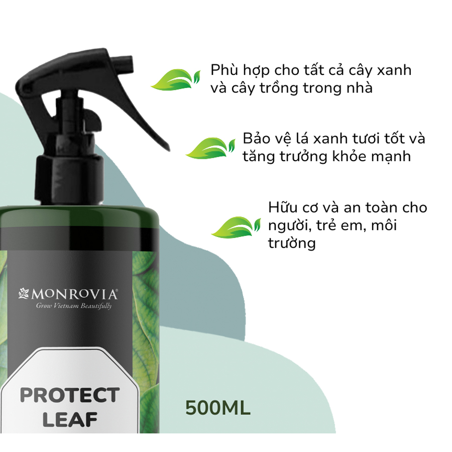 Dung dịch phân bón hữu cơ PHÒNG SÂU BỆNH MONROVIA giúp ngừa côn trùng, nấm, sêu bệnh cho cây trồng 500ml