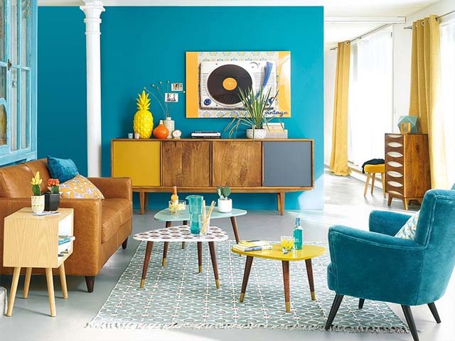 phong cách nội thất retro