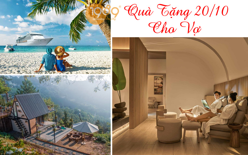 Quà Tặng 20-10 Cho vợ quà tặng Lãng Mạn & Nghỉ Ngơi