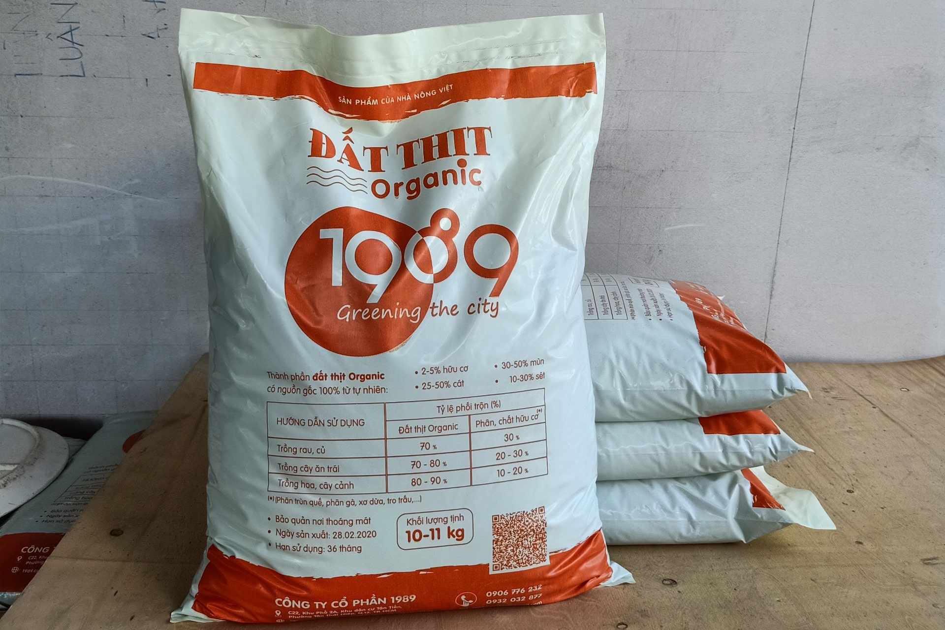 Sản Phẩm Đất Thịt đóng bao của 1989 JSC