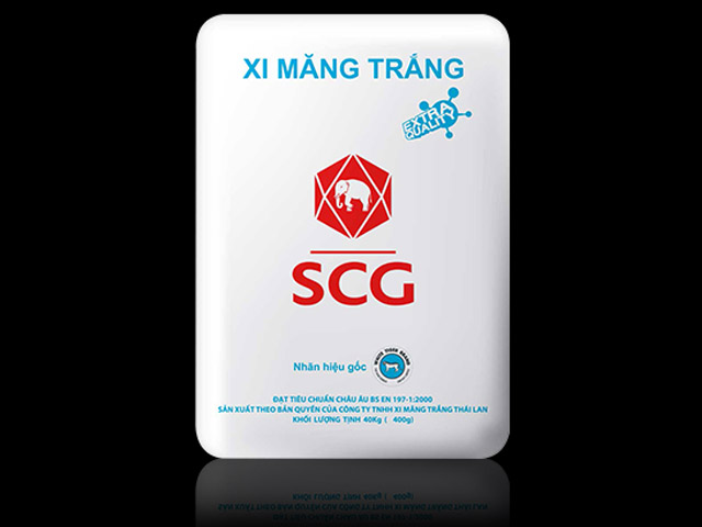 sản phẩm xi măng trắng scg