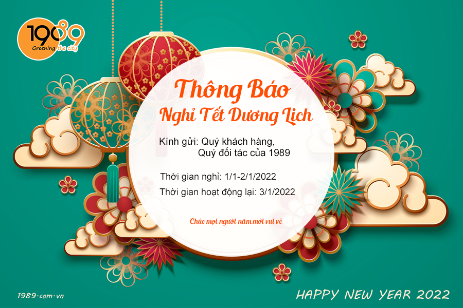 cong ty 1989 thong bao nghi tet duong lich 2022