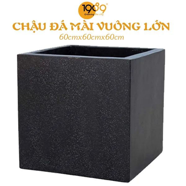 Chậu Đá Mài Vuông Lớn 60cm