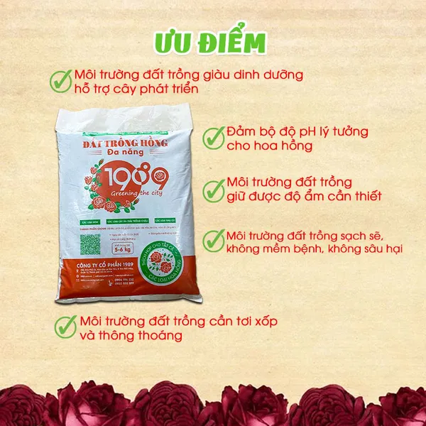 Đất Trồng Hoa Hồng